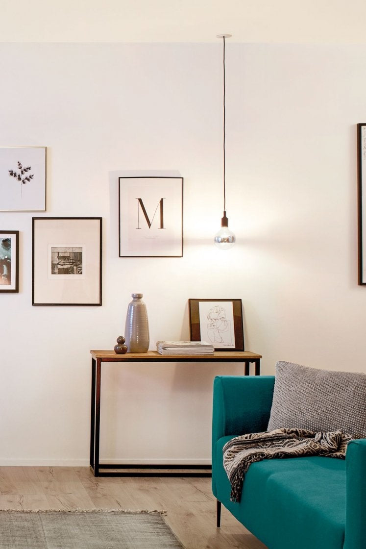 Modern Classic Edition LED Globe Ringspiegel E27 230V 640lm 6,5W 2700K Ringspiegel Silber