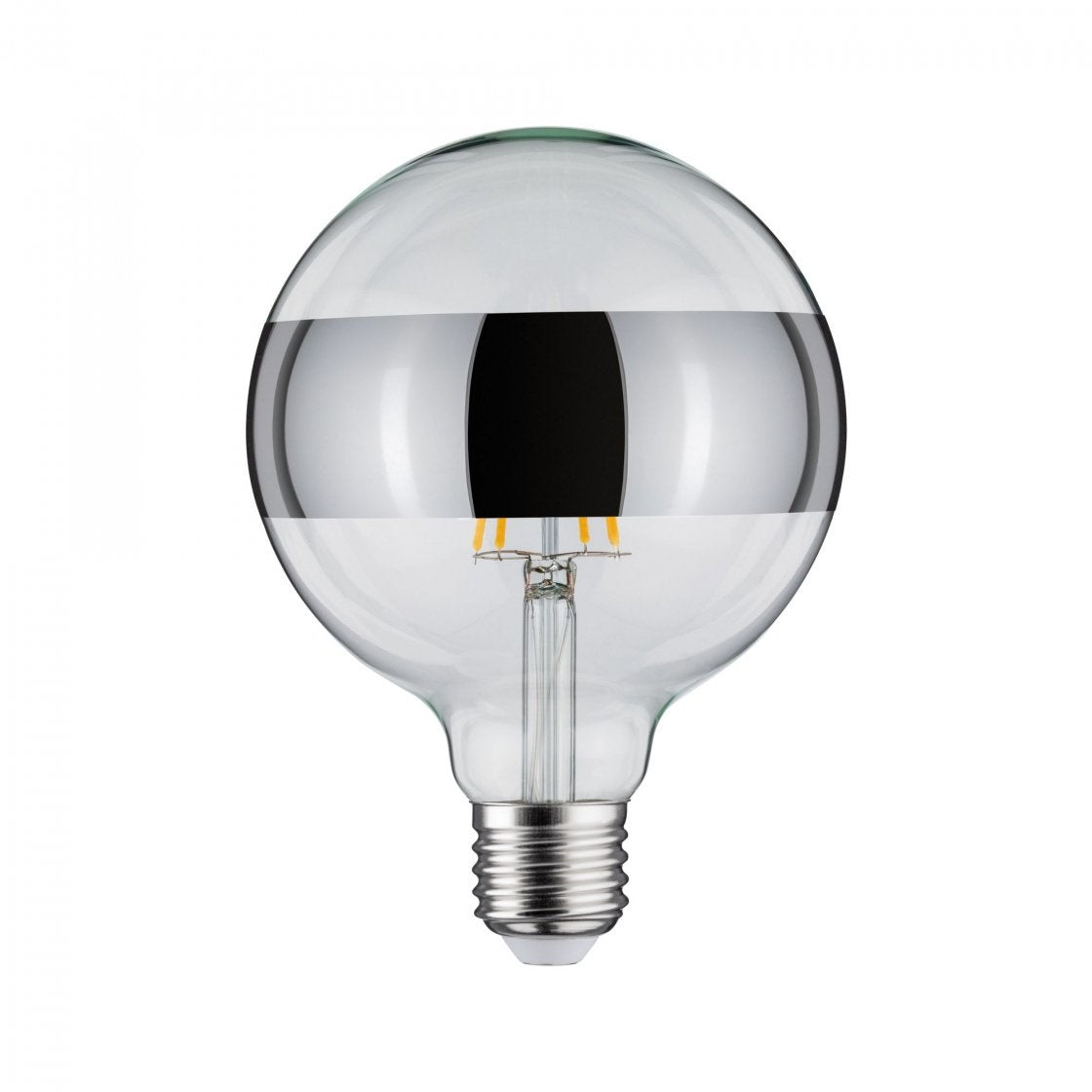Modern Classic Edition LED Globe Ringspiegel E27 230V 640lm 6,5W 2700K Ringspiegel Silber