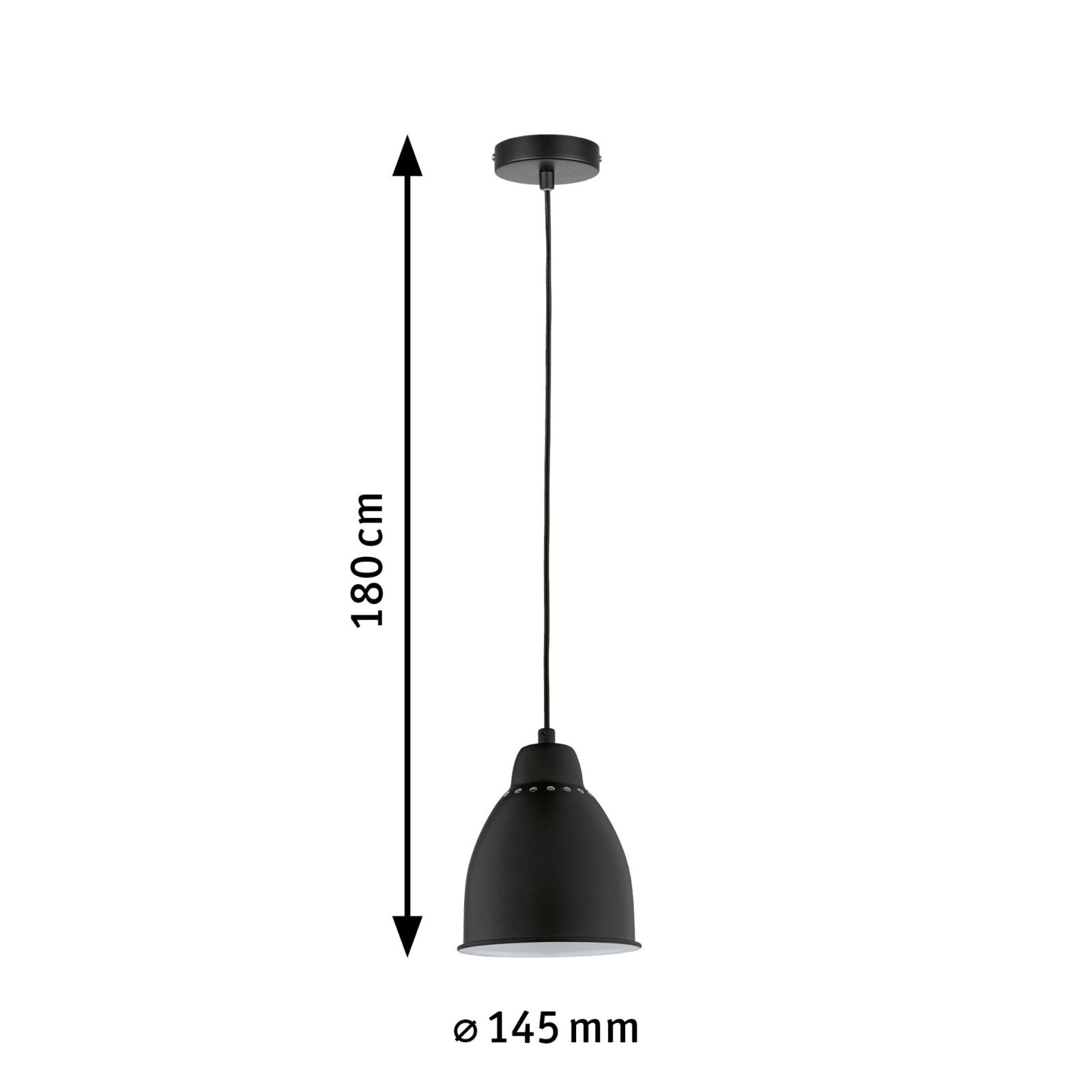 Neordic Pendelleuchte Hilla schwarz