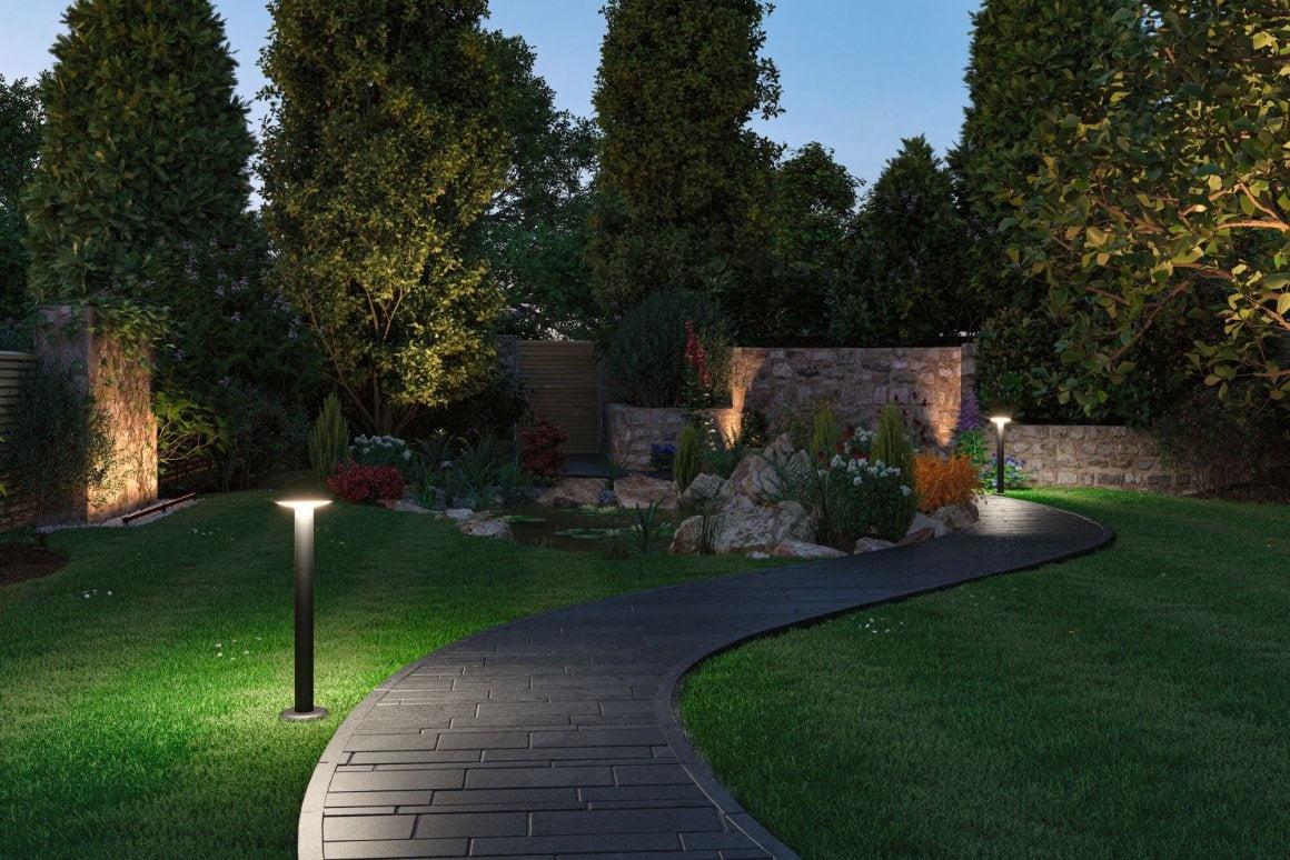 Plug & Shine LED Pollerleuchte Plate