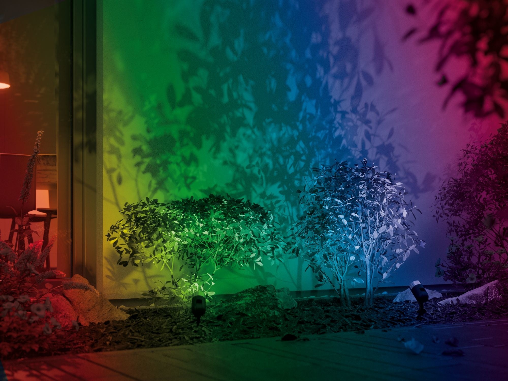 Plug & Shine ZigBee Basisset RGBW Spot Pike 3x4W 24V 40° Anthrazit