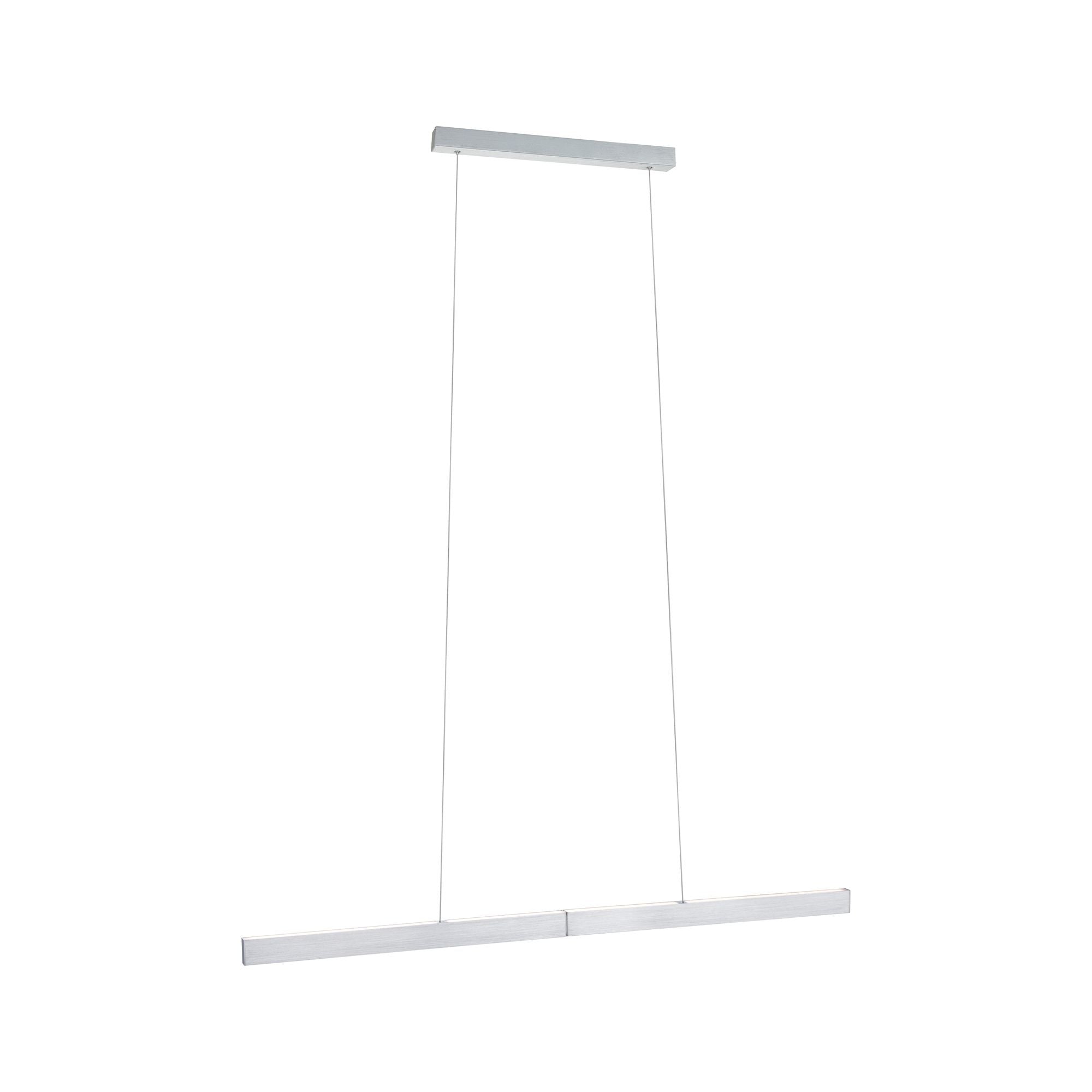 SmartHome Zigbee LED Pendelleuchte Aptare 18W Dimmbar Alu gebürstet Metall