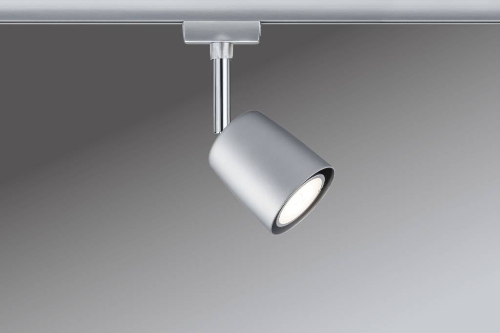 URail Set Cover max 3x10W GU10 Chrom matt/Chrom 230V Metall 1m