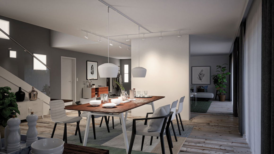 URail System Light&Easy X-Verbinder max.1000W Weiß 230V Metall/Kunststoff - Paulmann - leuchtengrosshandel24
