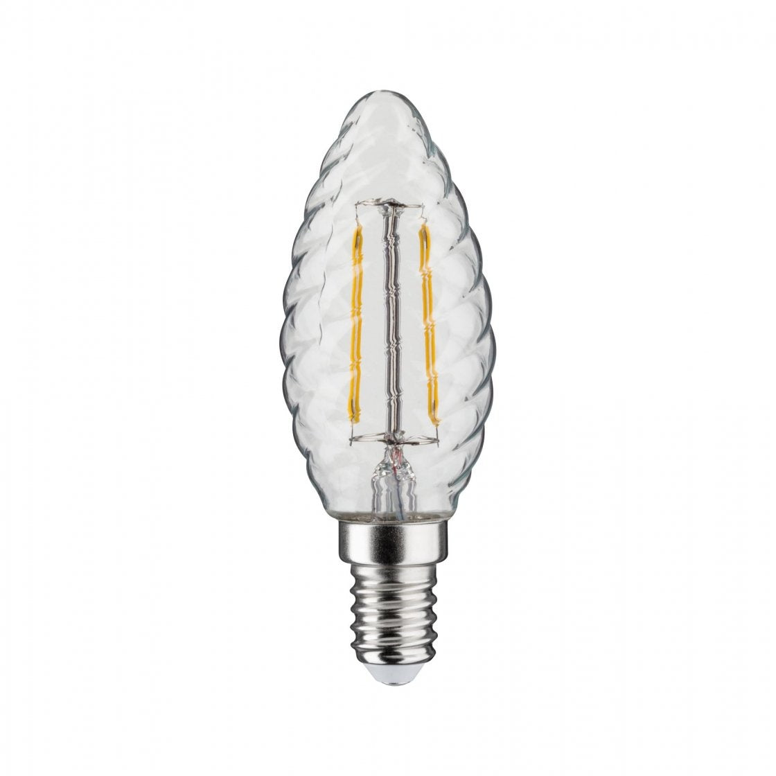Vintage Edition LED Kerze gedrehtes Glas E14 230V 280lm 2,6W 2700K Klar