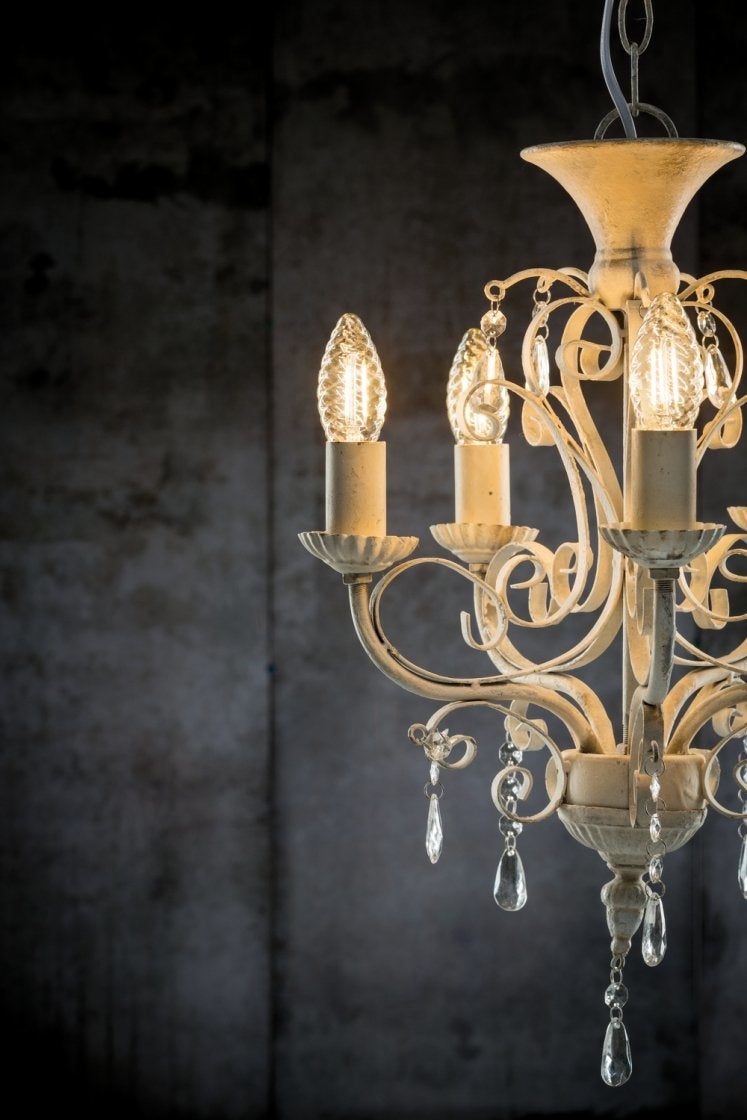 Vintage Edition LED Kerze gedrehtes Glas E14 230V 280lm 2,6W 2700K Klar