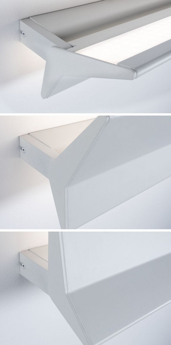 LED Wandleuchte Stine 2700K 1.400lm / 410lm 230V 13 / 1x4W dimmbar Weiß oder Schwarz matt