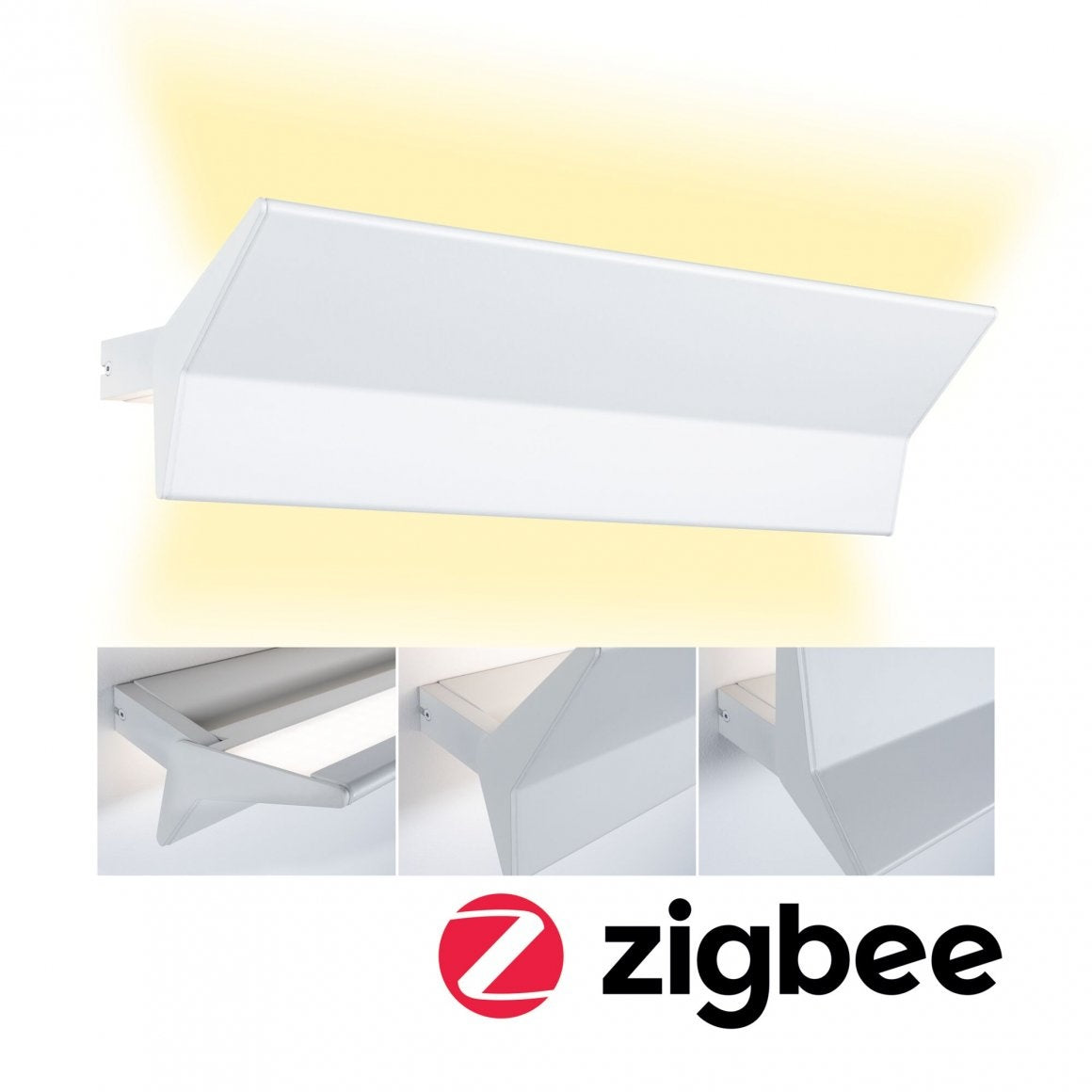 LED Wandleuchte Stine Tunable White 1.400lm / 410lm 230V 13W dimmbar Schwarz oder weiß matt