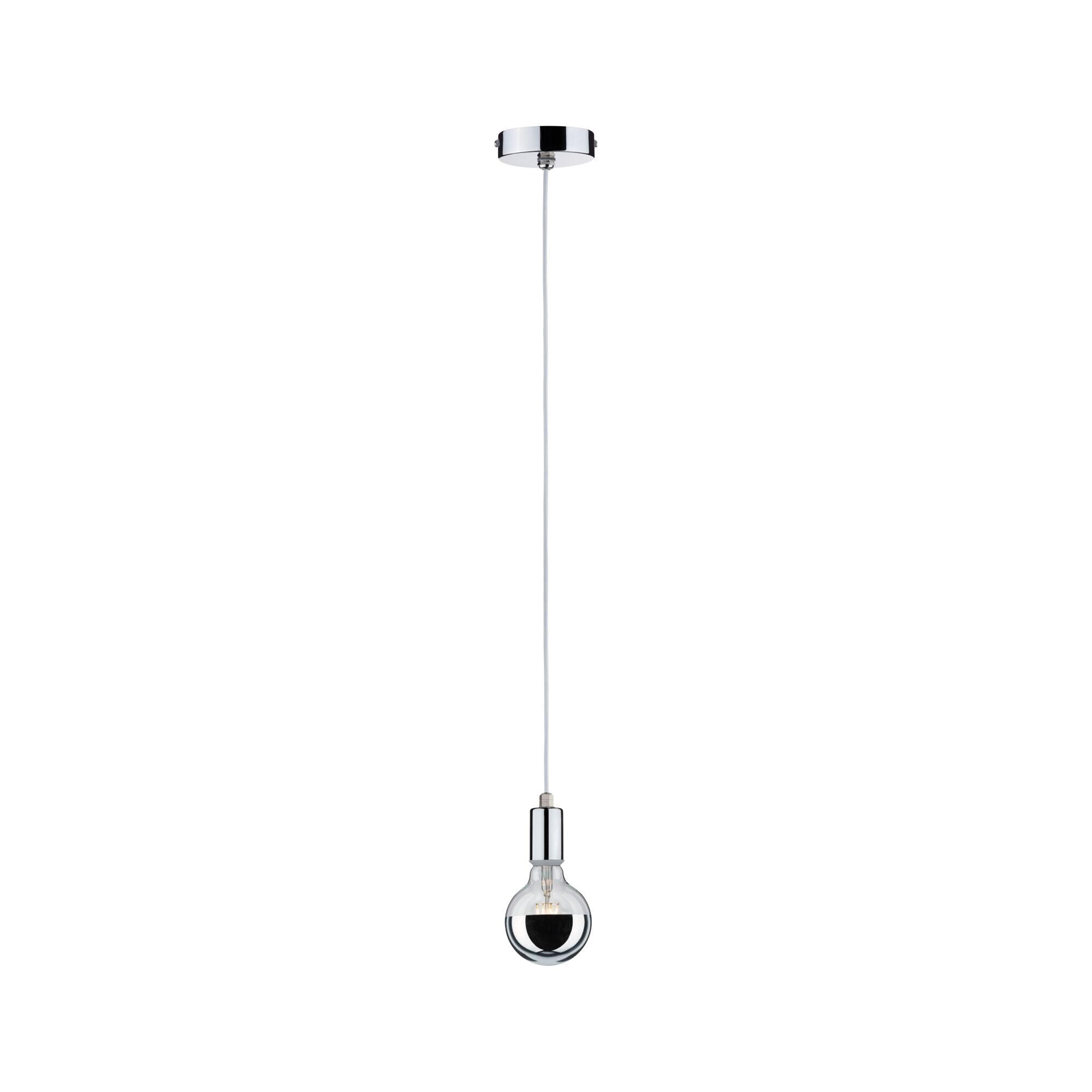 Pendelleuchte Larus IP44 E27 max. 60W Chrom dimmbar - Paulmann - 79753