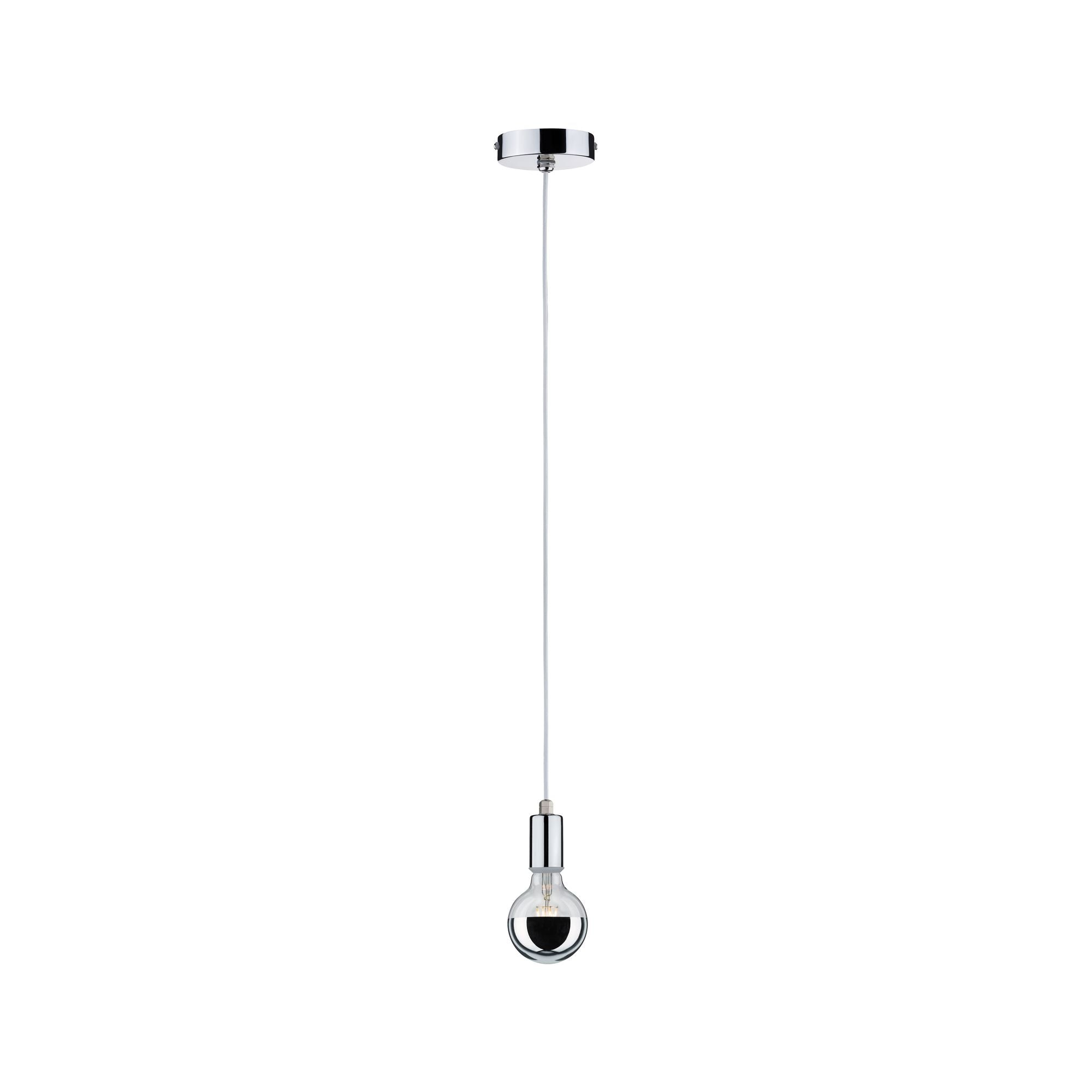 Pendelleuchte Larus IP44 E27 max. 60W Chrom dimmbar - Paulmann - 79753