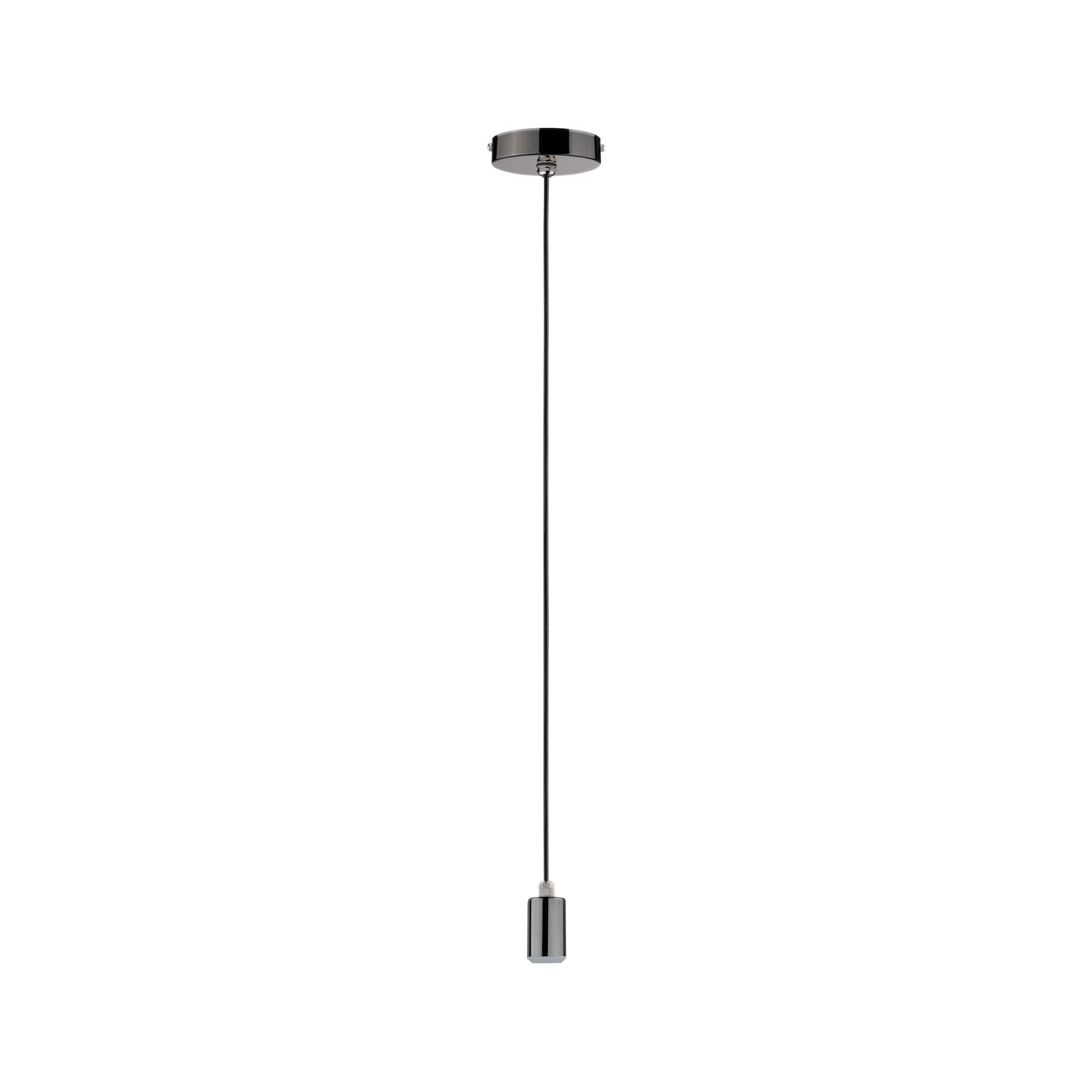 Pendelleuchte Larus IP44 E27 max. 60W Schwarzchrom dimmbar - Paulmann - 79754