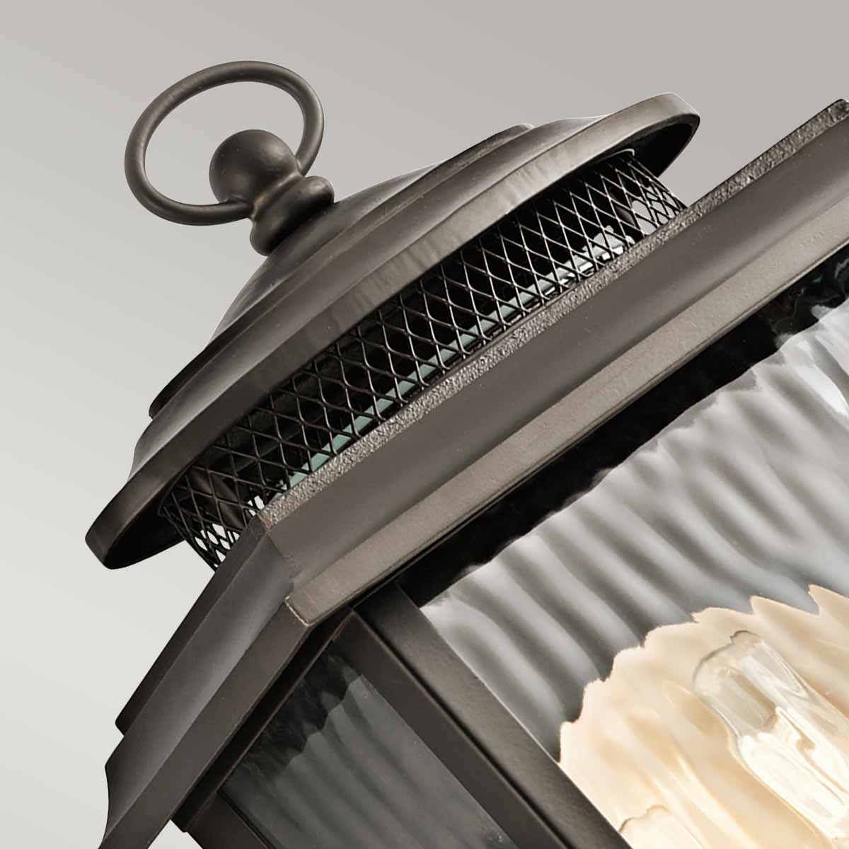 Pettiford 3 - flammige Wandlaterne - Alte Bronze - Elsteadlighting - KL - PETTIFORD - L