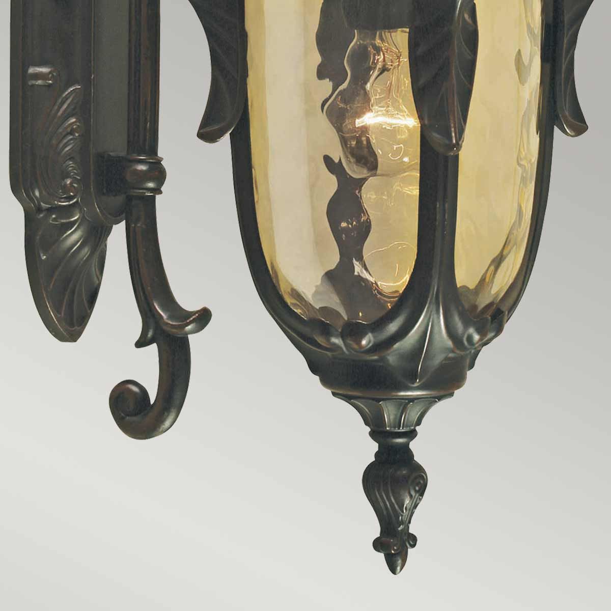 Philadelphia 1 - flammige mittelgroße Wandlaterne - Altbronze - Elsteadlighting - PH2 - M - OB