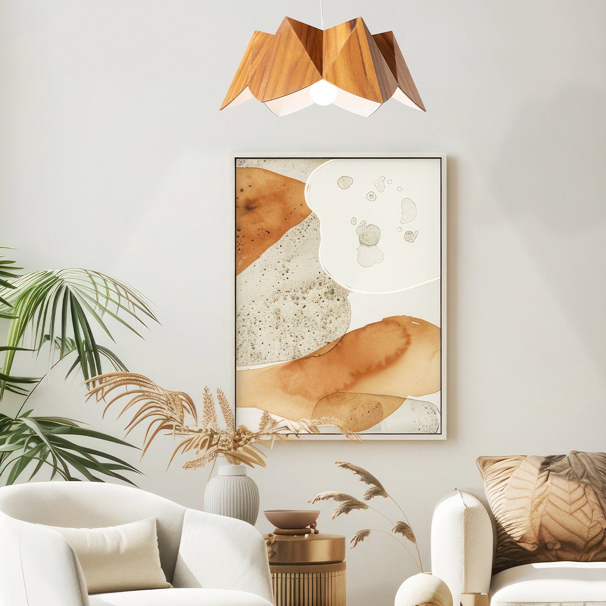 Physalis Pendelleuchte - Accord Lighting - QN - PHYSALIS - P - M - TEAK