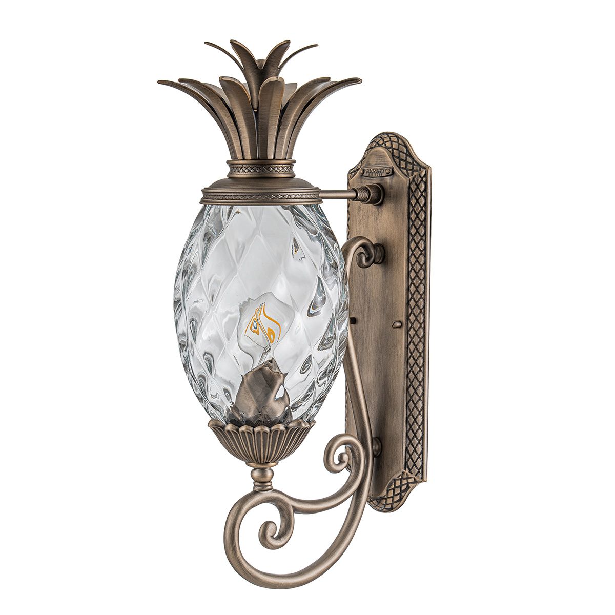 Plantation Wandlaterne, 1 l, mittelgroß, brünierte Bronze - Elsteadlighting - HK - PLANTATION - M - BU