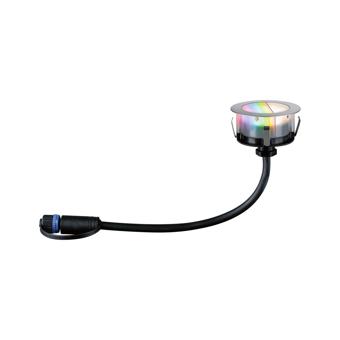 Plug & ShineLED BodeneinbauleuchteSmart Home Zigbee 3.0 Floor Einzelleuchte IP67 RGBW+ 2W Edelstahl - Paulmann - 94751