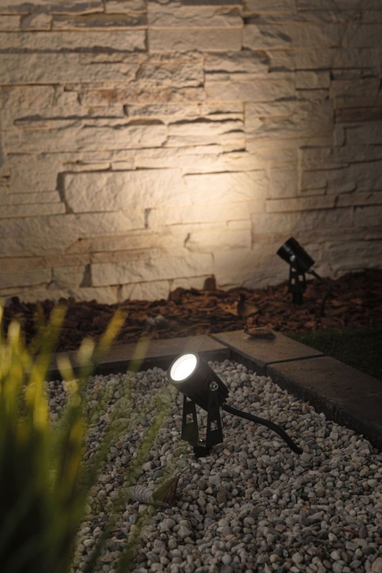 Plug & ShineLED Gartenstrahler Warmweiß Einzelspot IP65 3000K 2W Schwarz - Paulmann - 94374