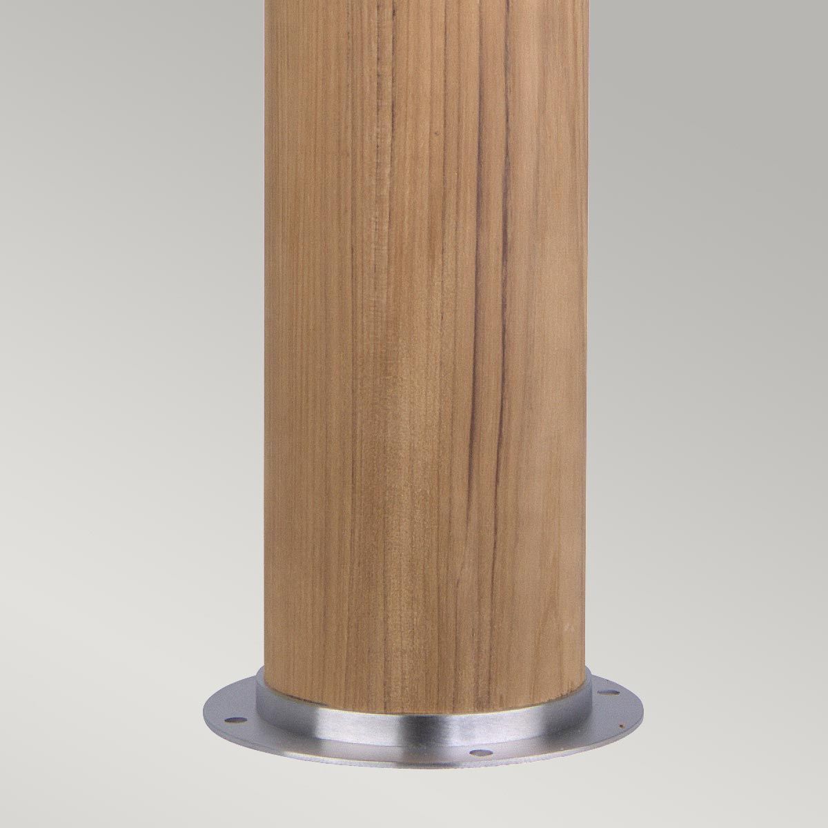 Pollerleuchte Poole 1 Licht - Teak und Edelstahl - Elsteadlighting - GZ - POOLE - B