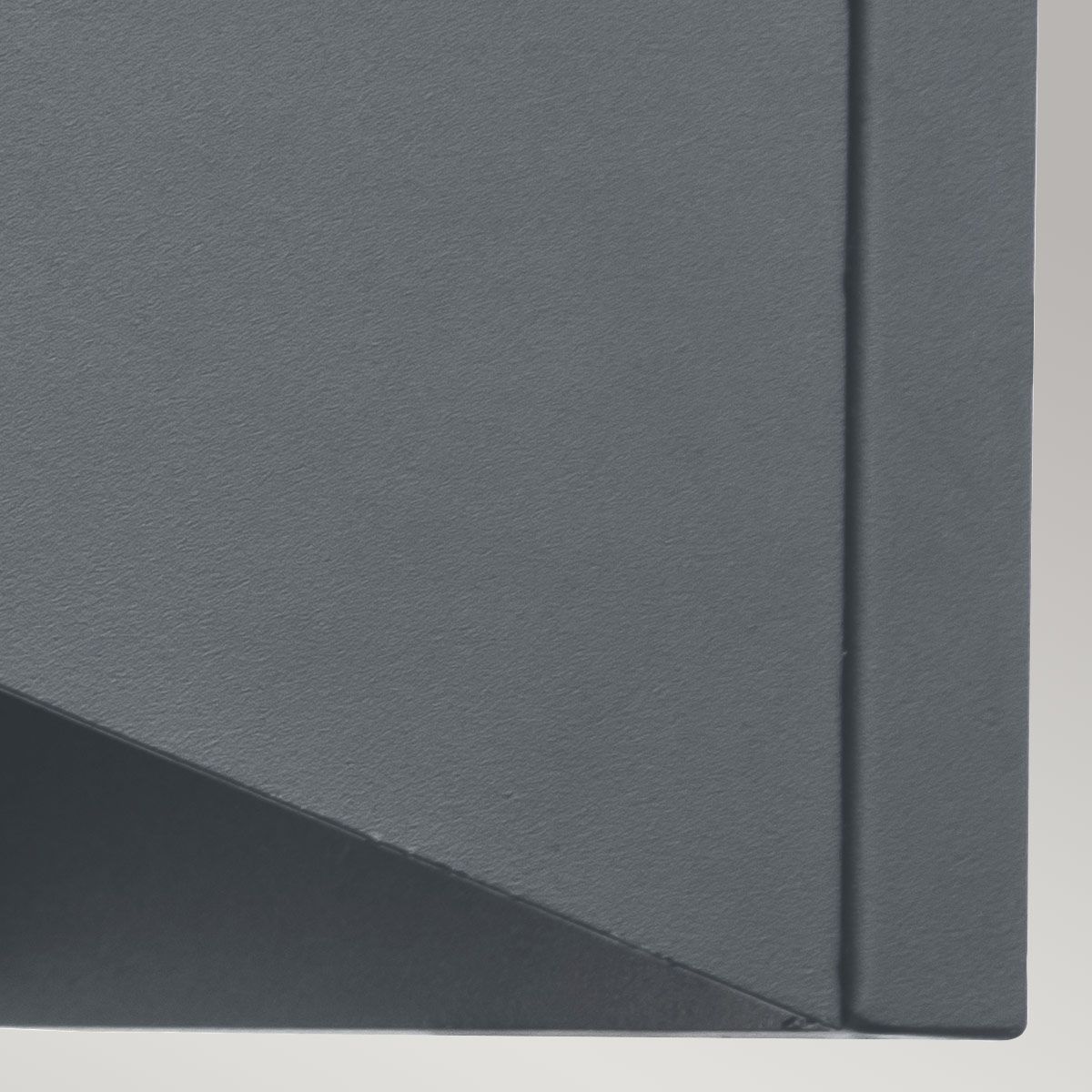 Porto 1 - flammige Wandlaterne - Grau - Elsteadlighting - PORTO