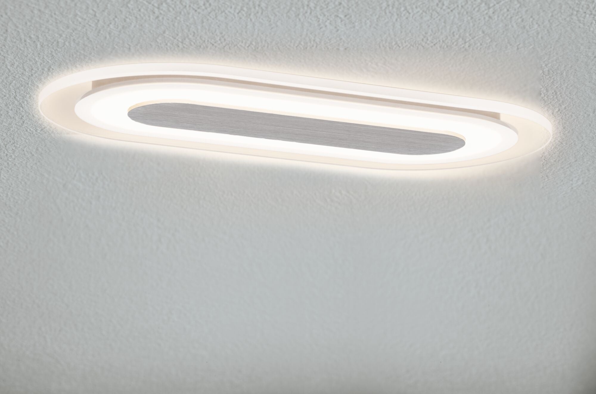 Premium Whirl Einzelleuchte rund 230x115mm 5,8W 220lm 230V dimmbar 3000K Alu gedreht/Satin - Paulmann - 92908