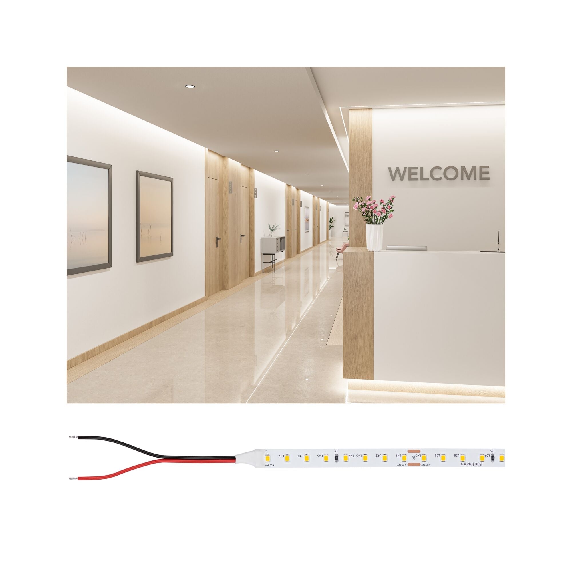 Pro Strip Gold P75 927 5m 30W 750lm/m 96 LEDs/m 2700K - Paulmann - 78441