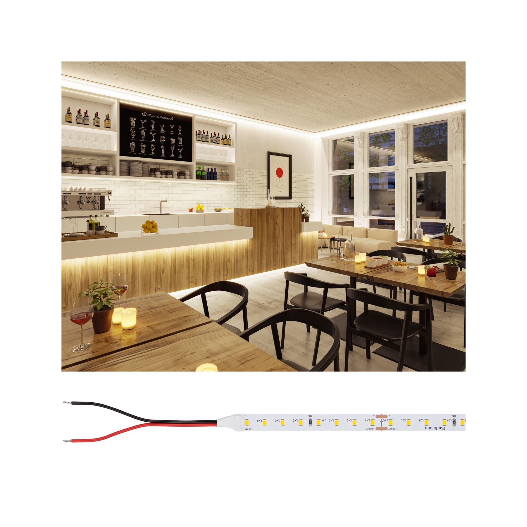 Pro Strip Silver P75 830 5m 23W 700lm/m 96 LEDs/m 3000K - Paulmann - 76017