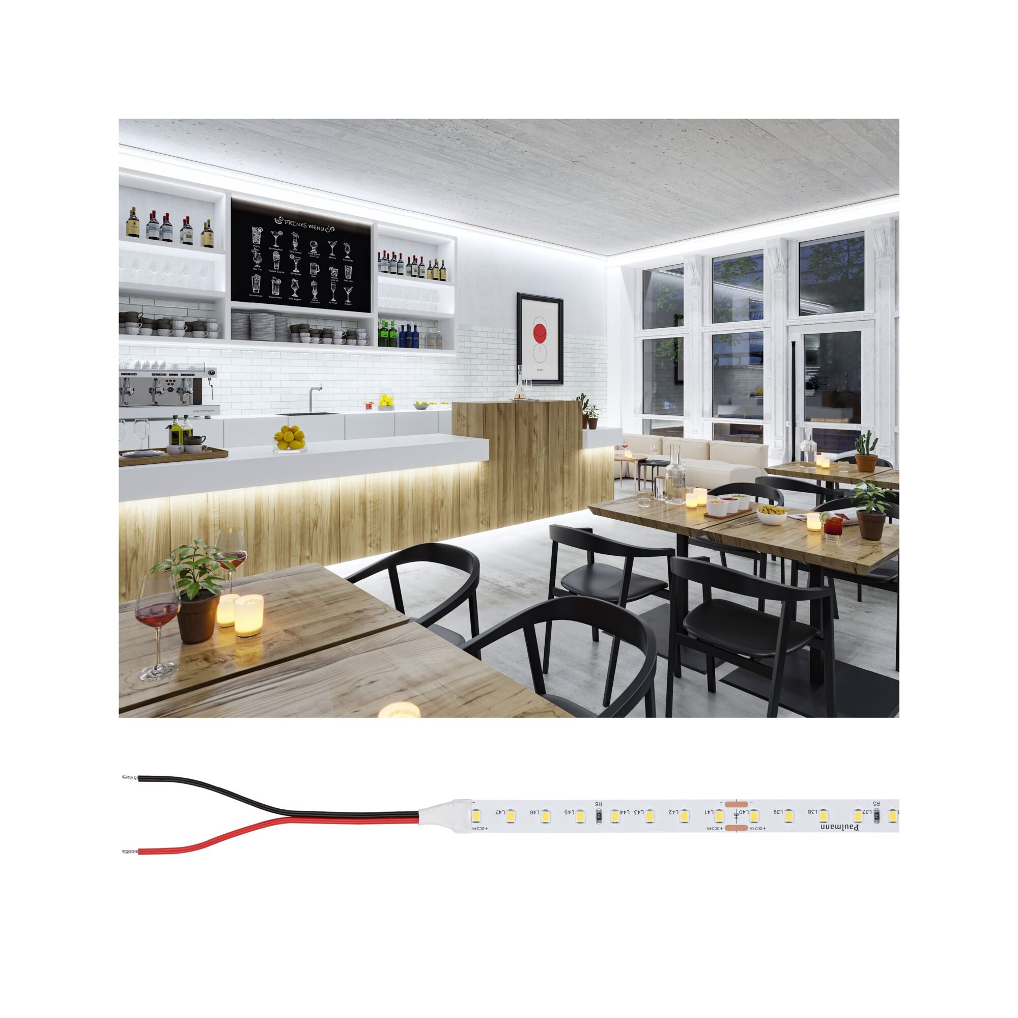 Pro Strip Silver P75 840 5m 23W 750lm/m 96 LEDs/m 4000K - Paulmann - 76018