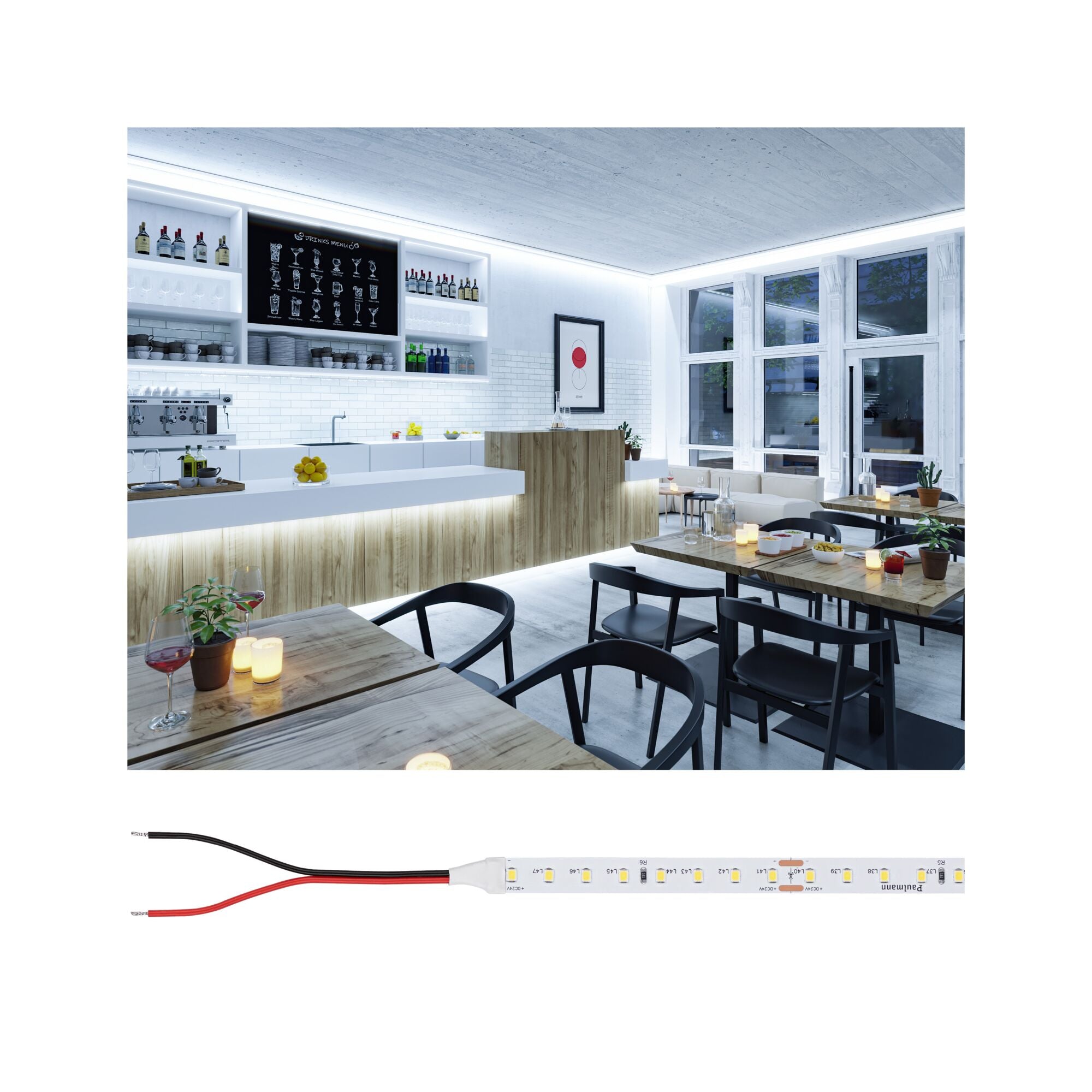 Pro Strip Silver P75 865 5m 23W 750lm/m 96 LEDs/m 6500K - Paulmann - 76019