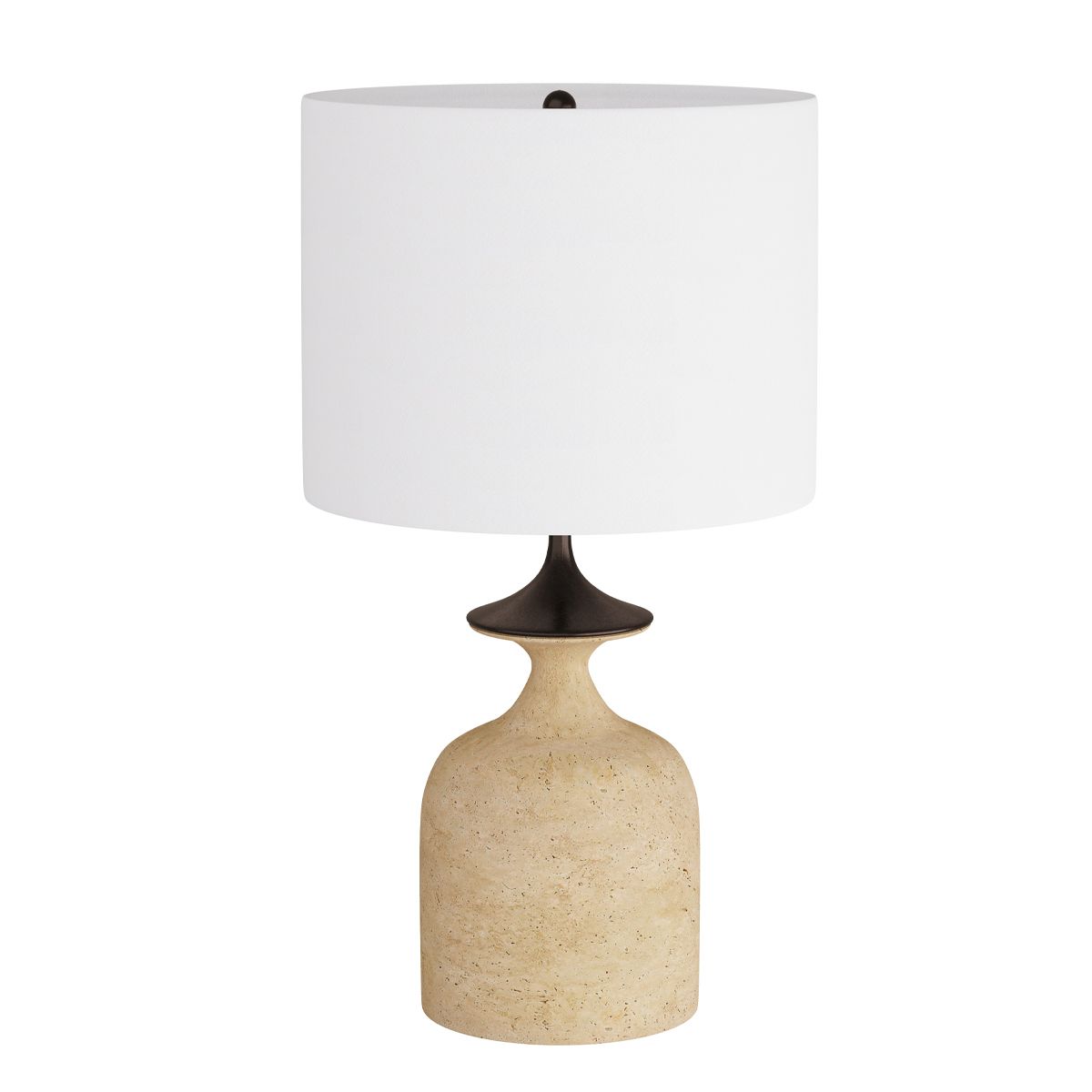 Arteriors Bridgeport Tischleuchte 1-flammig in Sand und englische Bronze