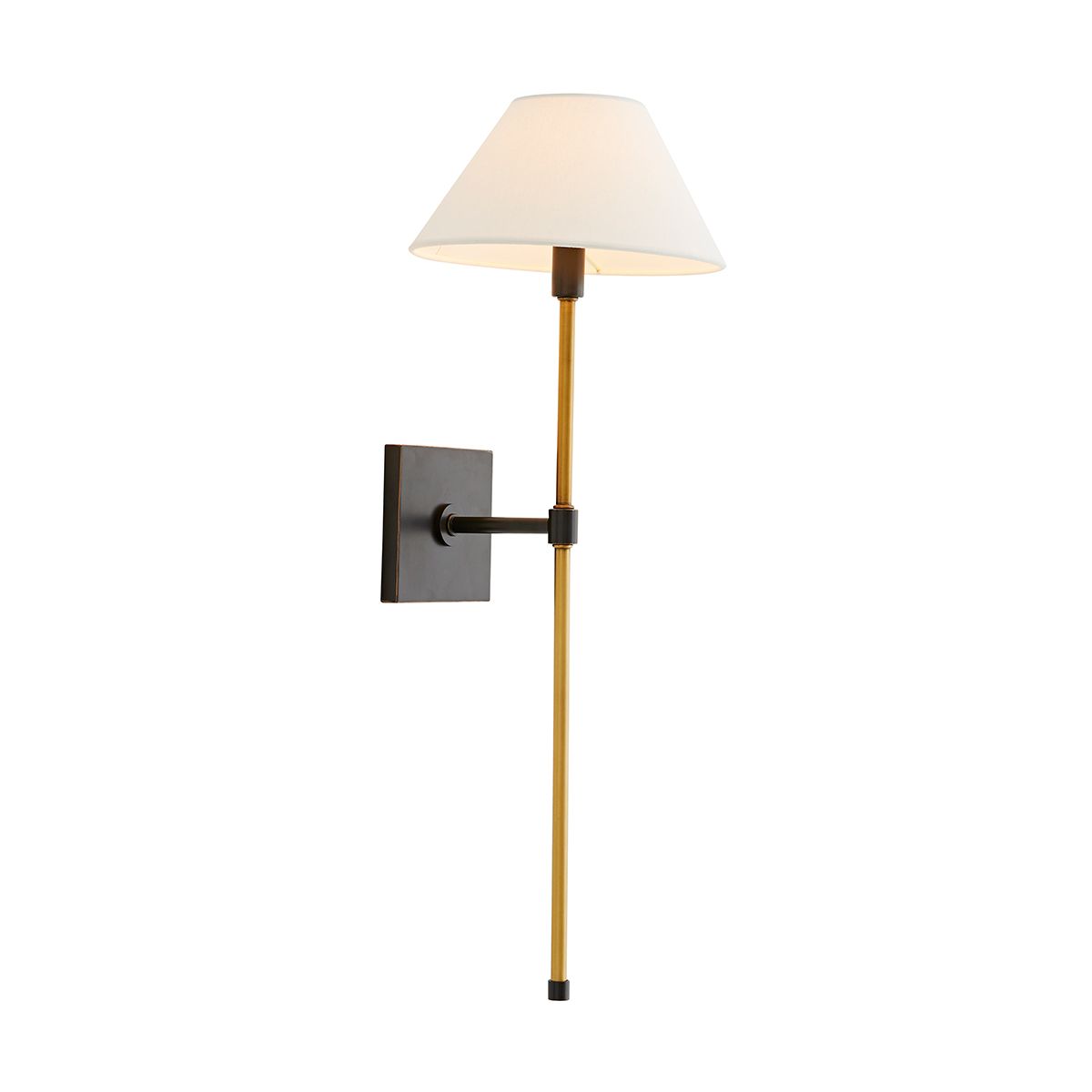 Arteriors Havana Wandleuchte 1-flammig in Bronze und Antikmessing