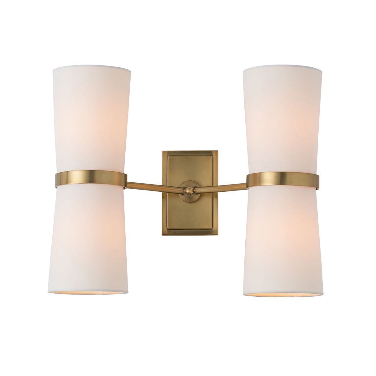 Arteriors Inwood Wandleuchte 4-flammig in Antikmessing