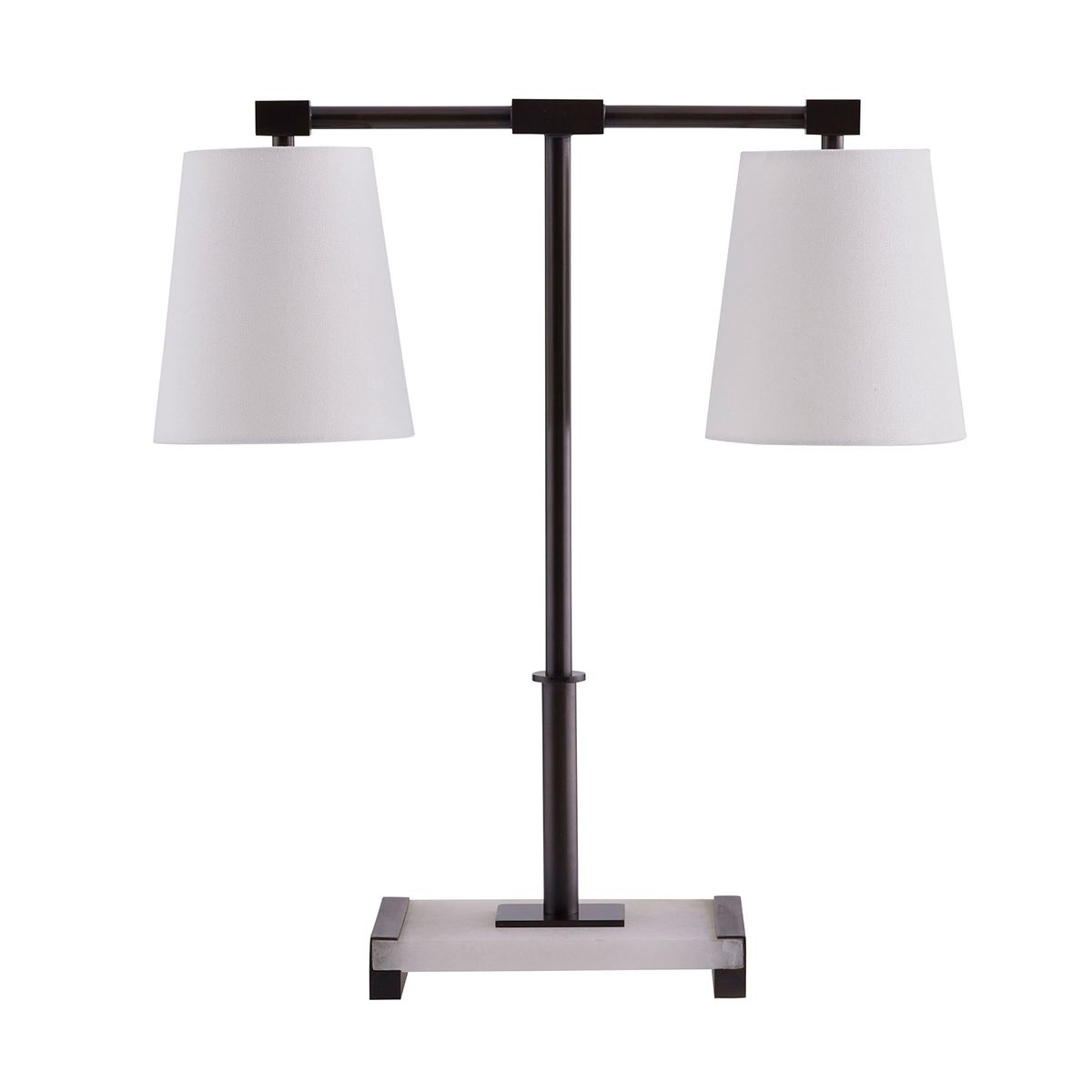 Arteriors Messina Tischleuchte 2-flammig in Bronze