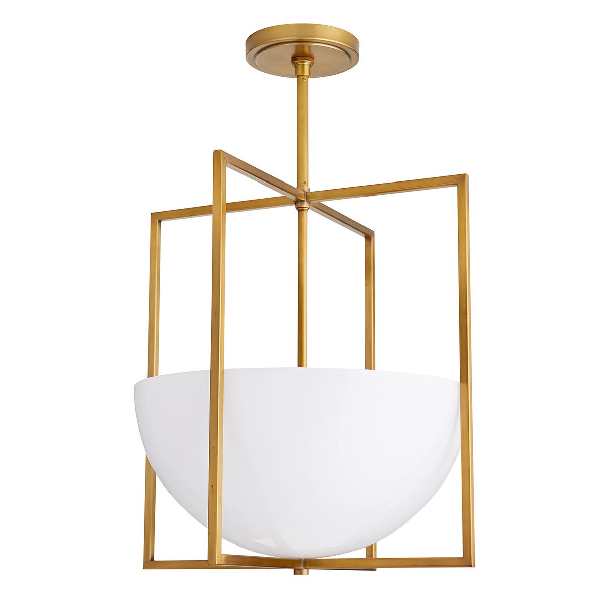 Arteriors Royce Pendelleuchte 2-flammig in Antikmessing