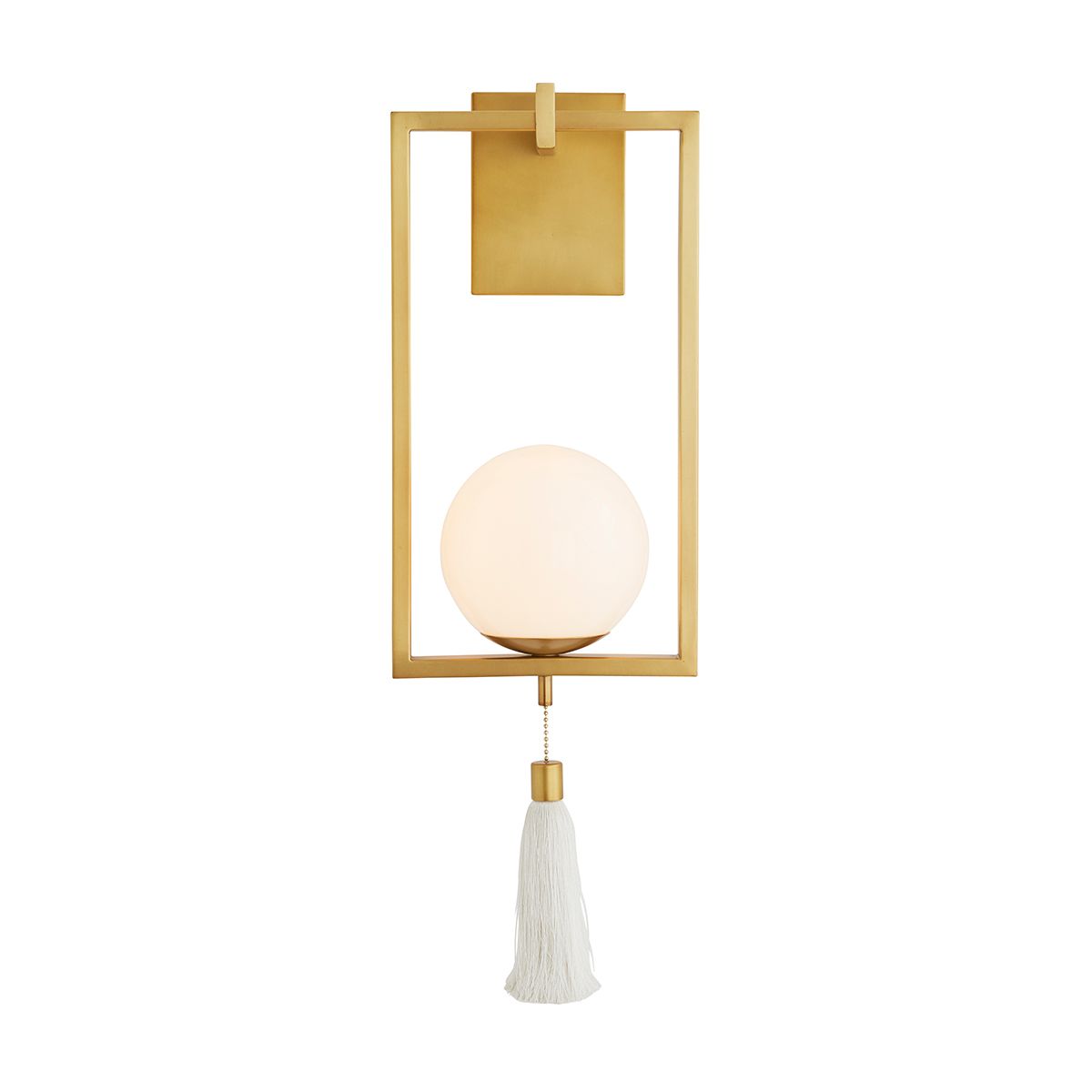Arteriors Trapeze Wandleuchte 1-flammig in Antikmessing