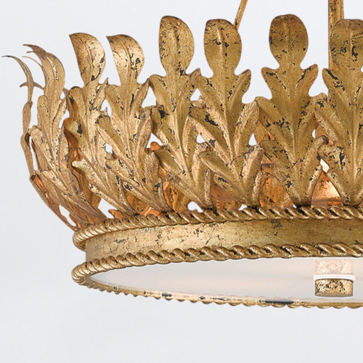 Currey & Company – Biddulph Deckenleuchte 3-flammig Gold