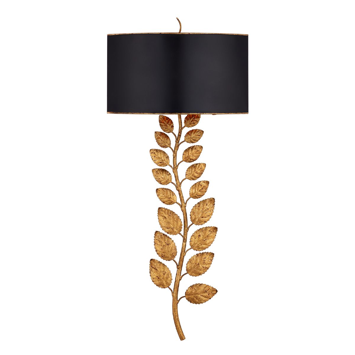 Currey & Company – Birdwood Wandleuchte 2-flammig Rot/Schwarz