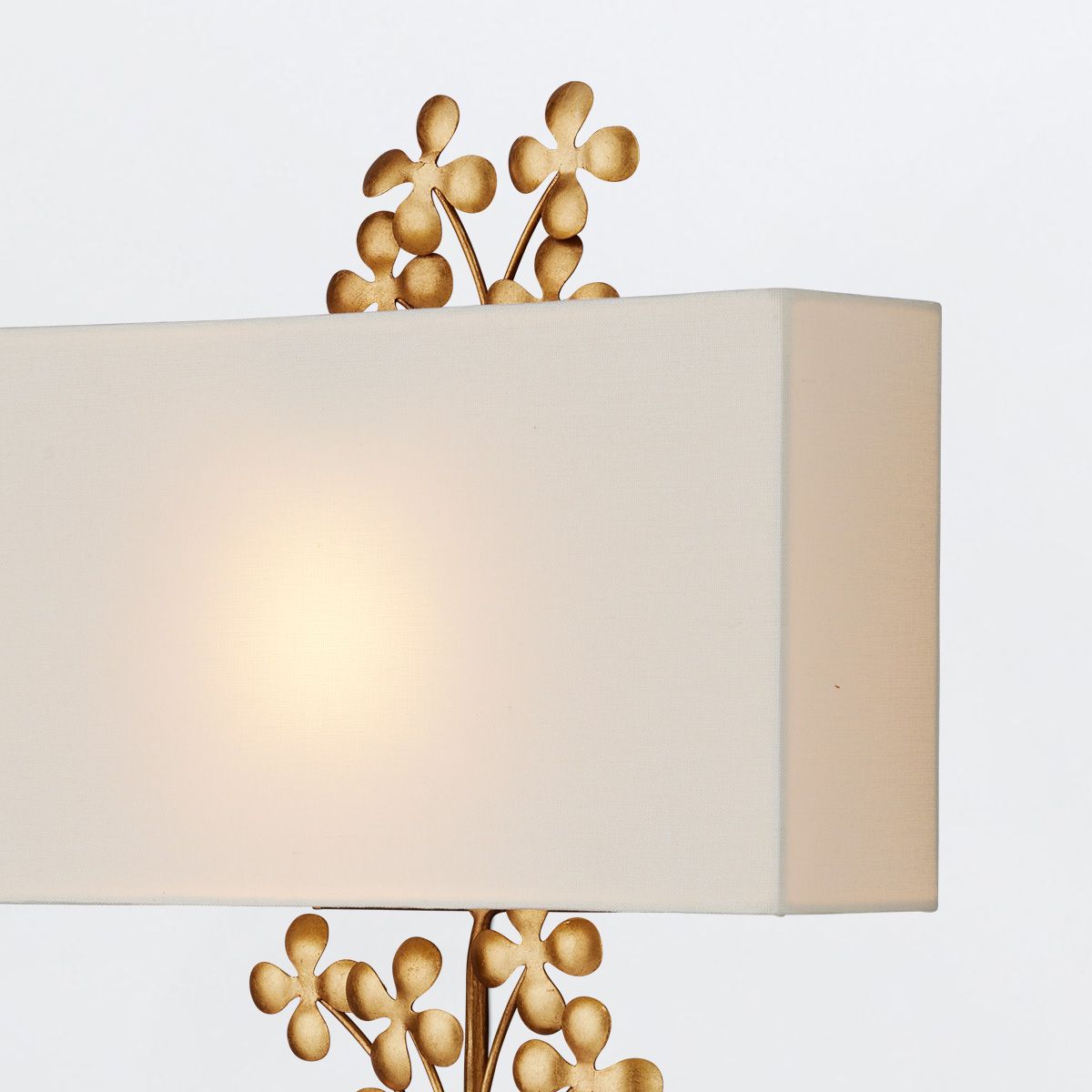 Currey & Company – Cloverfield Wandleuchte 2-flammig Gold