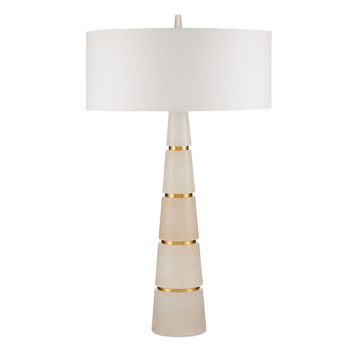 Currey & Company – Eleanora Tischleuchte 2-flammig Gold
