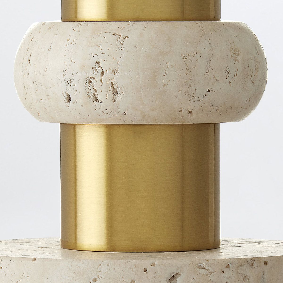 Currey & Company – Goletta Tischleuchte 1-flammig Beige/Gold