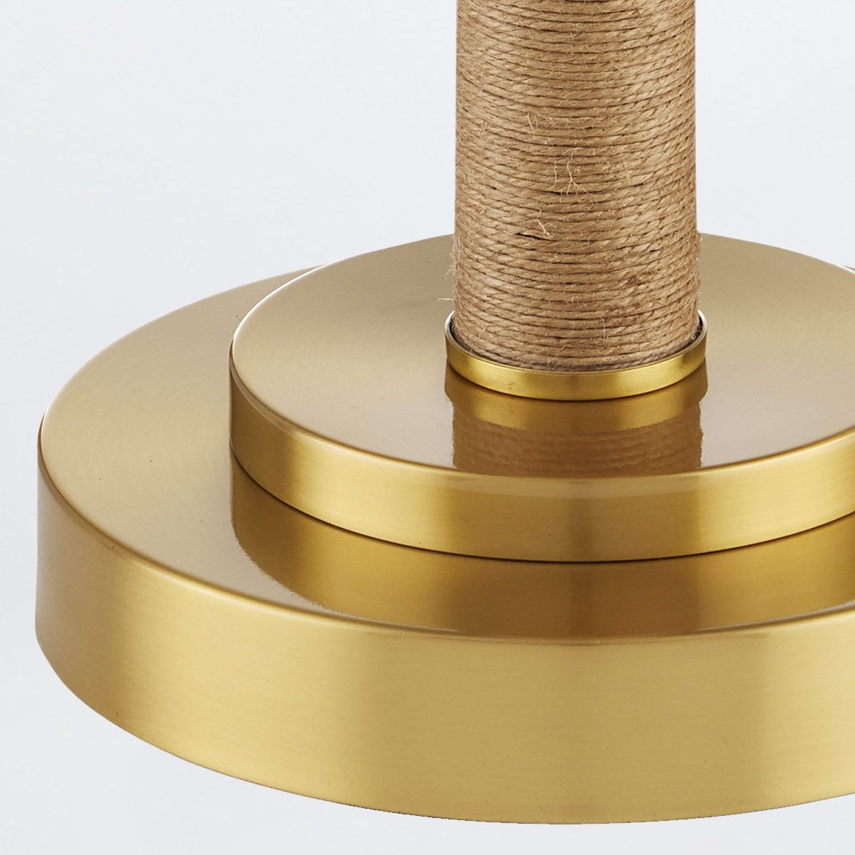 Currey & Company – Ippolito Tischleuchte 1-flammig Gold/Natur