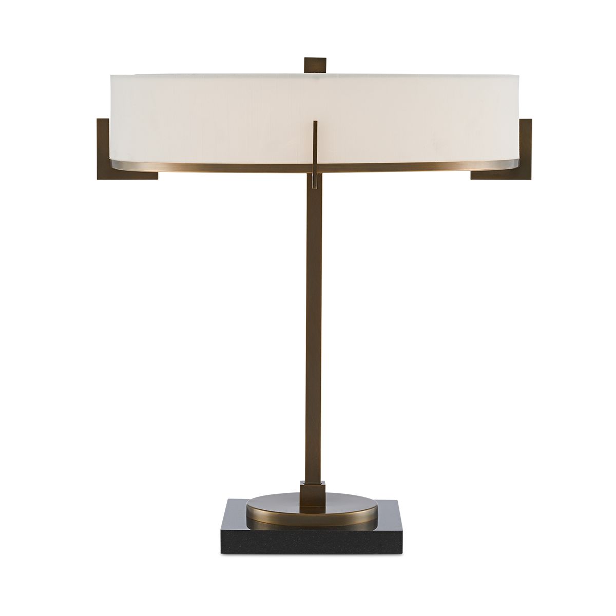 Currey & Company – Jacobi Tischleuchte 3-flammig Gold