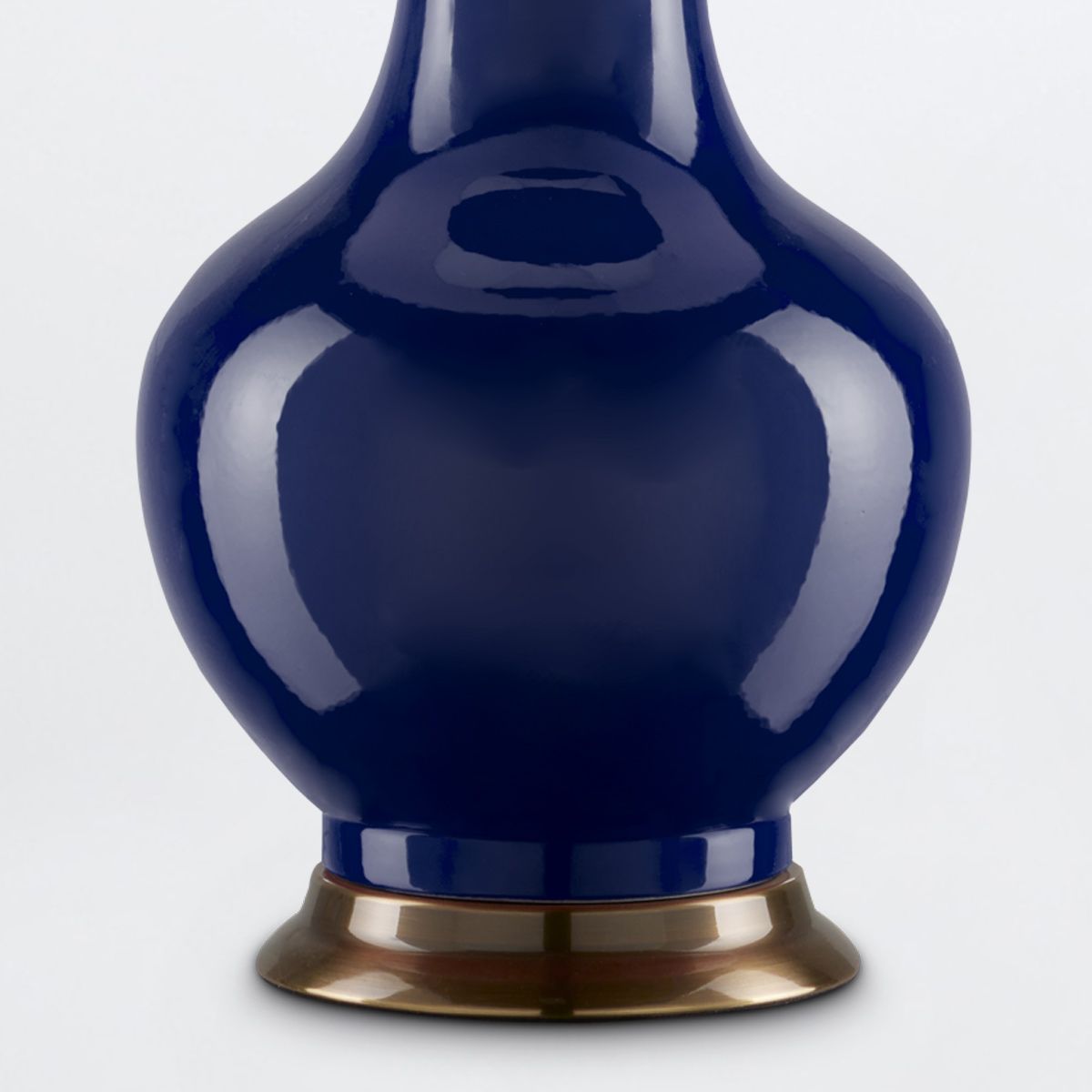 Currey & Company – Lilou Tischleuchte 1-flammig Blau/Gold