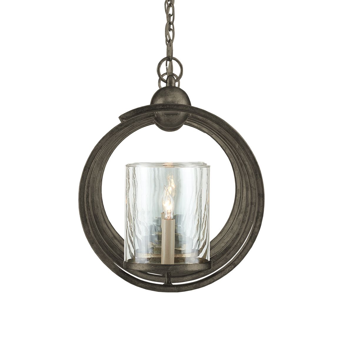 Currey & Company – Maximus Kronleuchter 5-flammig Bronze/Transparent