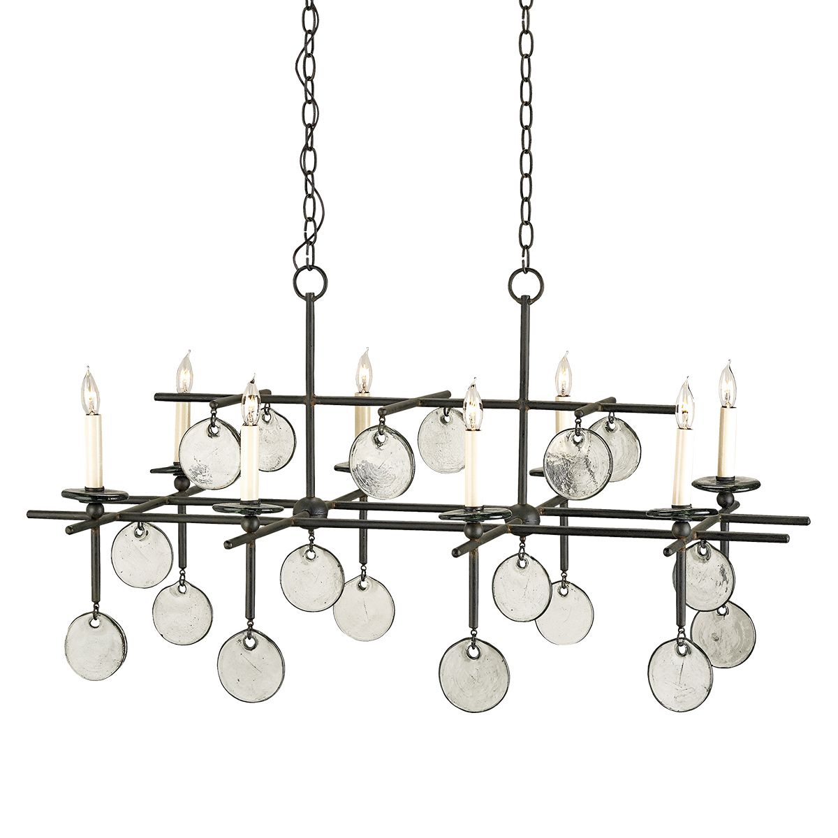Currey & Company – Sethos Kronleuchter 8-flammig Old Iron