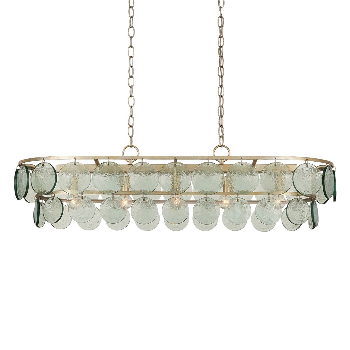 Currey & Company – Settat Kronleuchter 5-flammig Silber