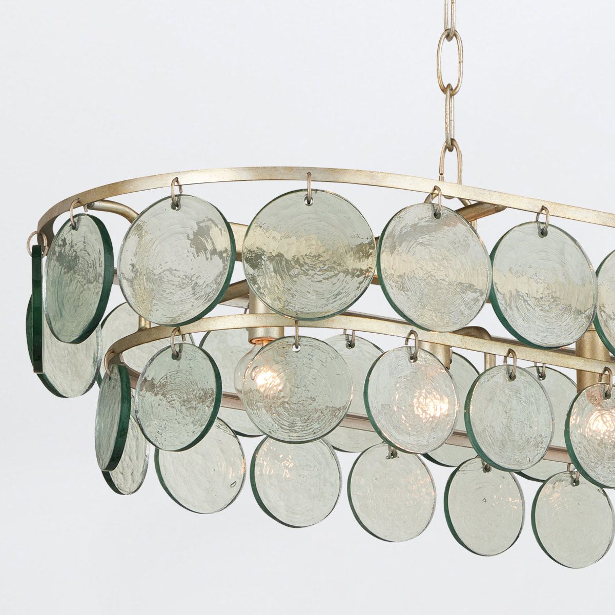 Currey & Company – Settat Kronleuchter 5-flammig Silber