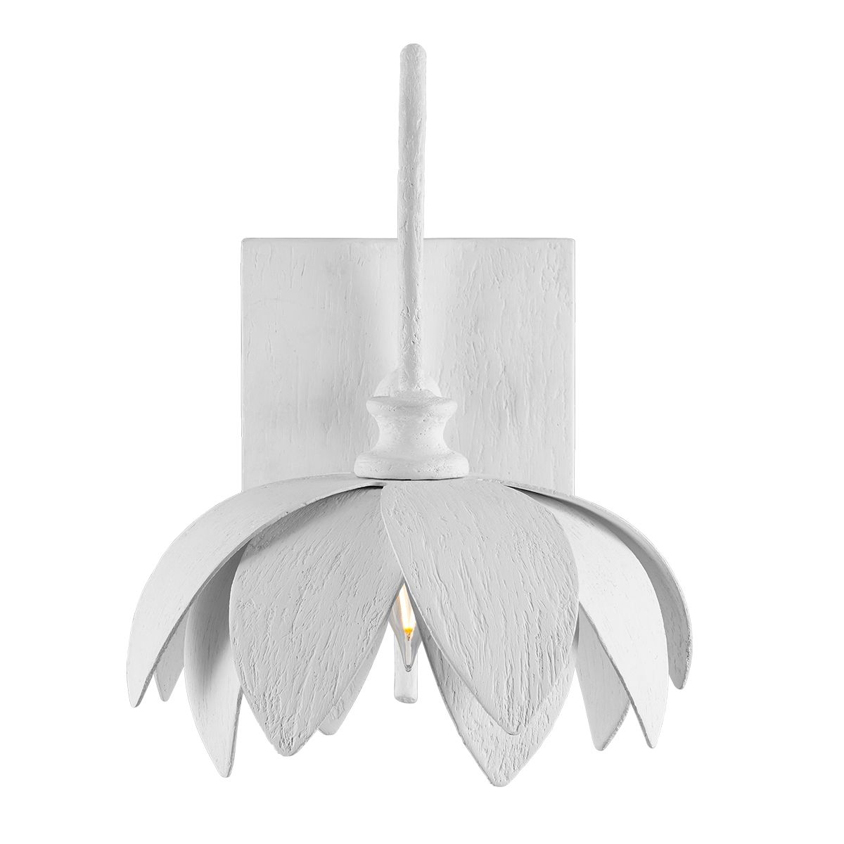 Currey & Company – Sweetheart Wandleuchte 1-flammig Weiß