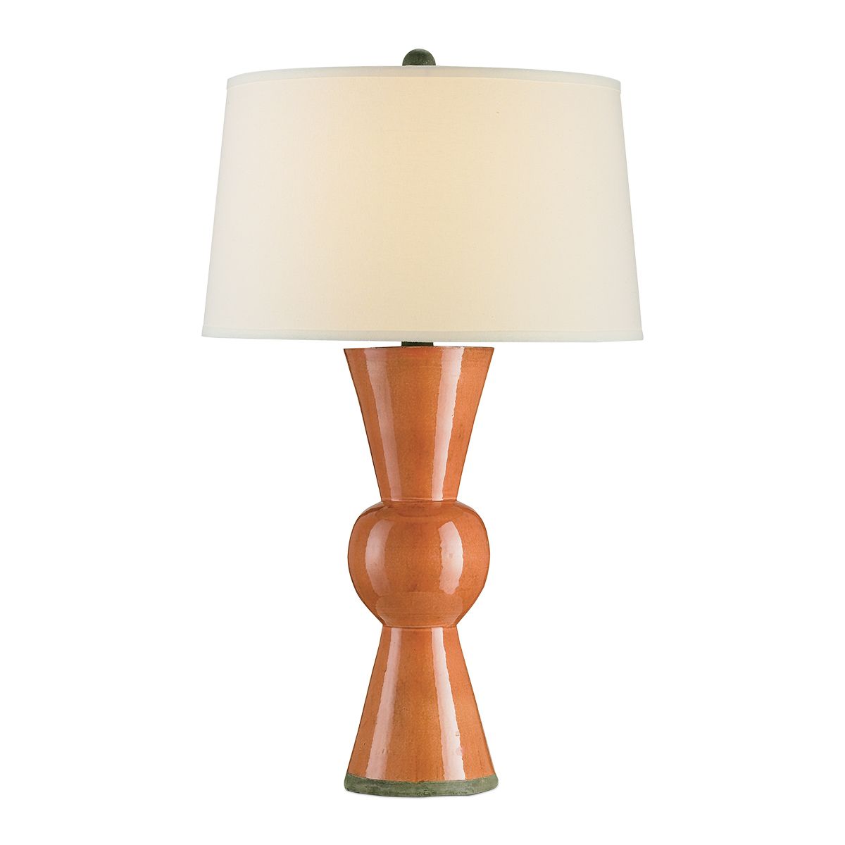 Currey & Company – Upbeat Tischleuchte 1-flammig Orange