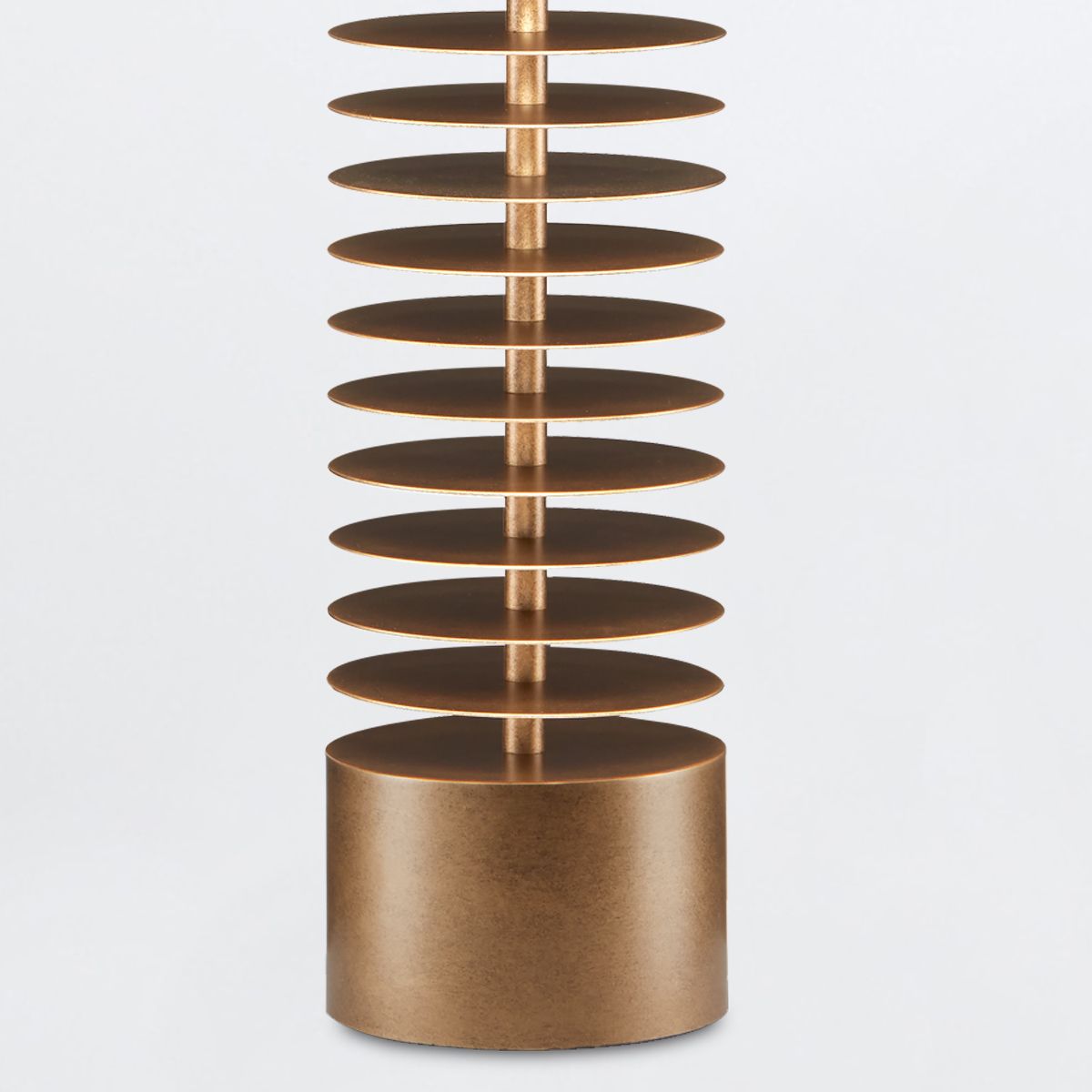 Currey & Company – Walwyn Tischleuchte 1-flammig Gold