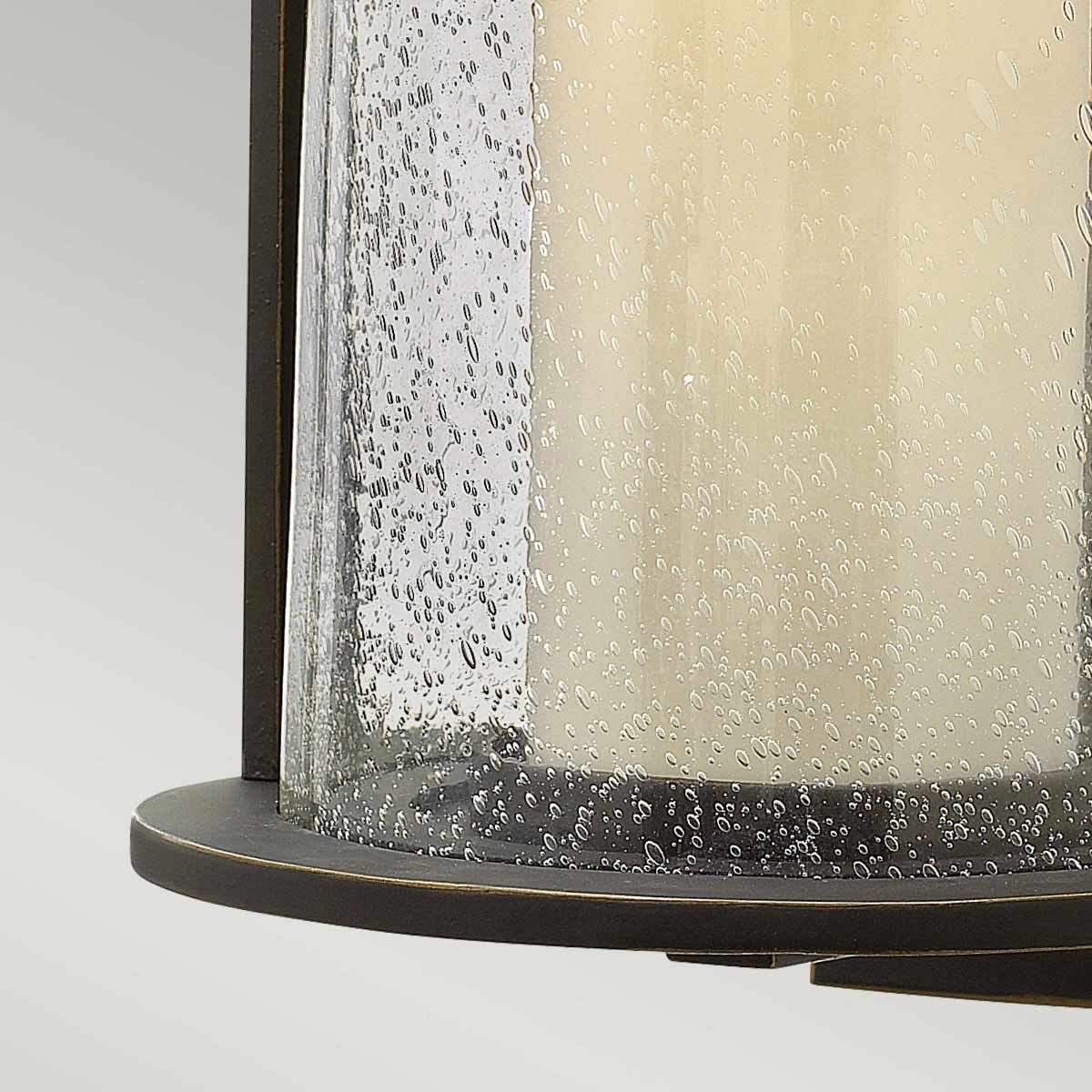 Quincy 1 - flammige mittelgroße Wandlaterne - geölte Bronze - Elsteadlighting - HK - QUINCY - M